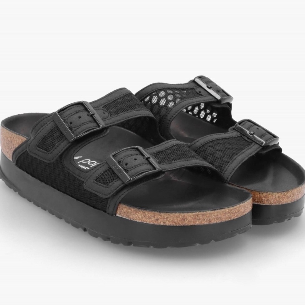 Birkenstock Black Mesh Sandals